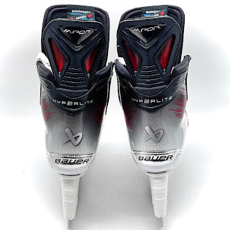 Bauer Vapor Hyperlite 2 – Patins de hockey Pro Stock – Taille 8 (rouge)